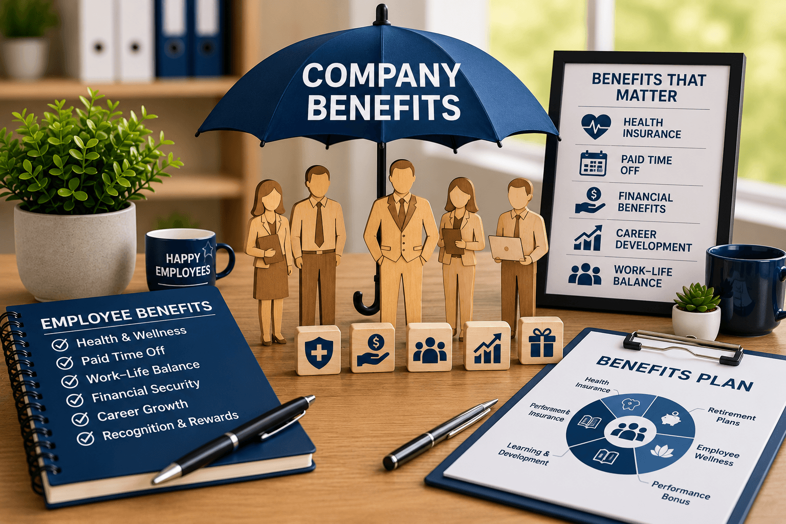 Company benefits that support employee wellbeing and retention